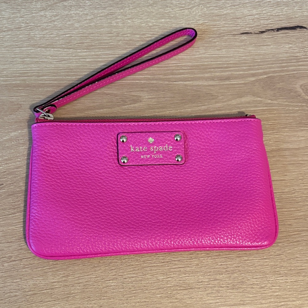 Kate Spade Vibrant Pink Wristlet